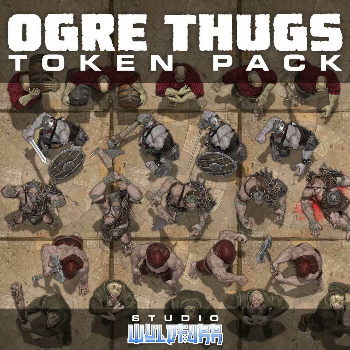 Ogre Thugs Token Pack