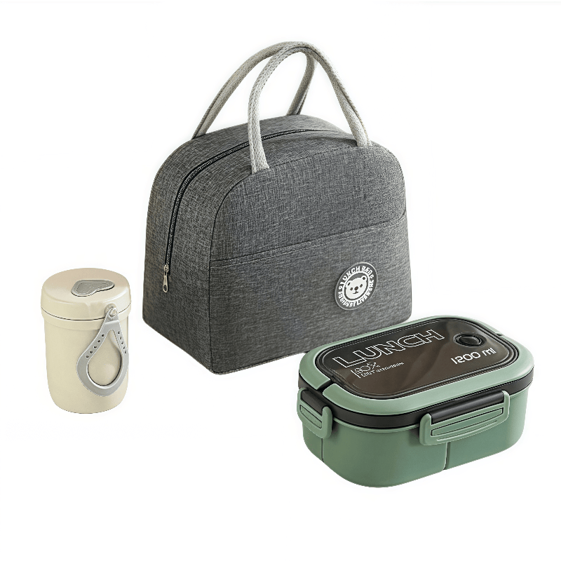Green Lunch Bag Set