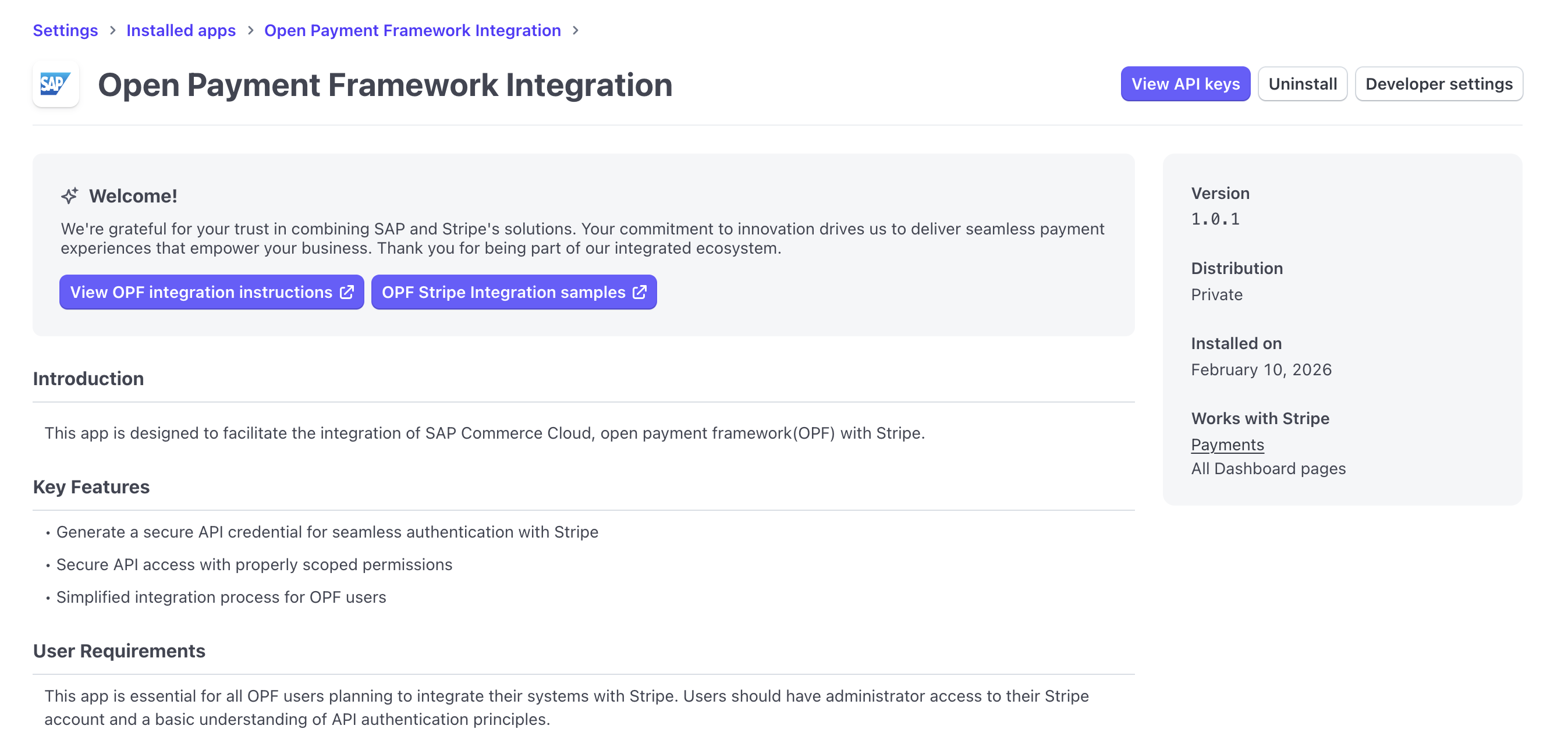 Stripe App Marketplace