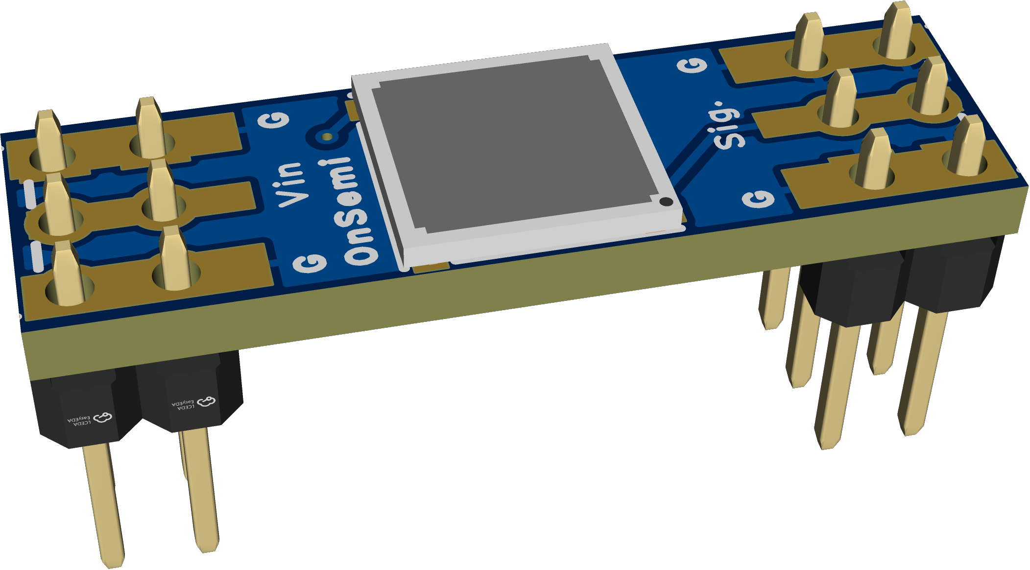 6x6 mm2 SiPM on PCB