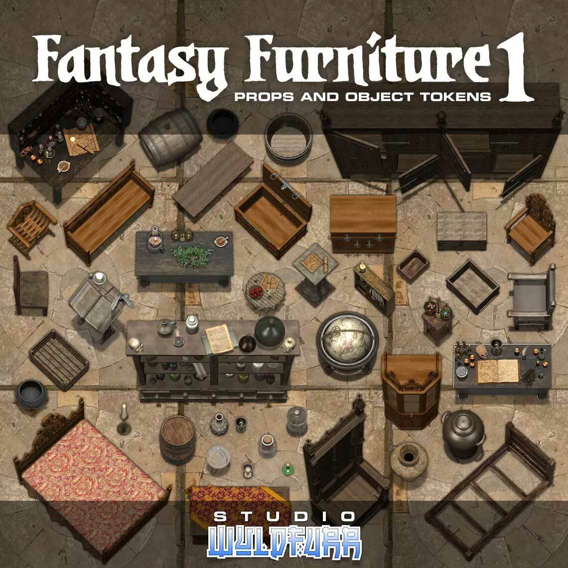 Fantasy Furniture 1 Token Pack